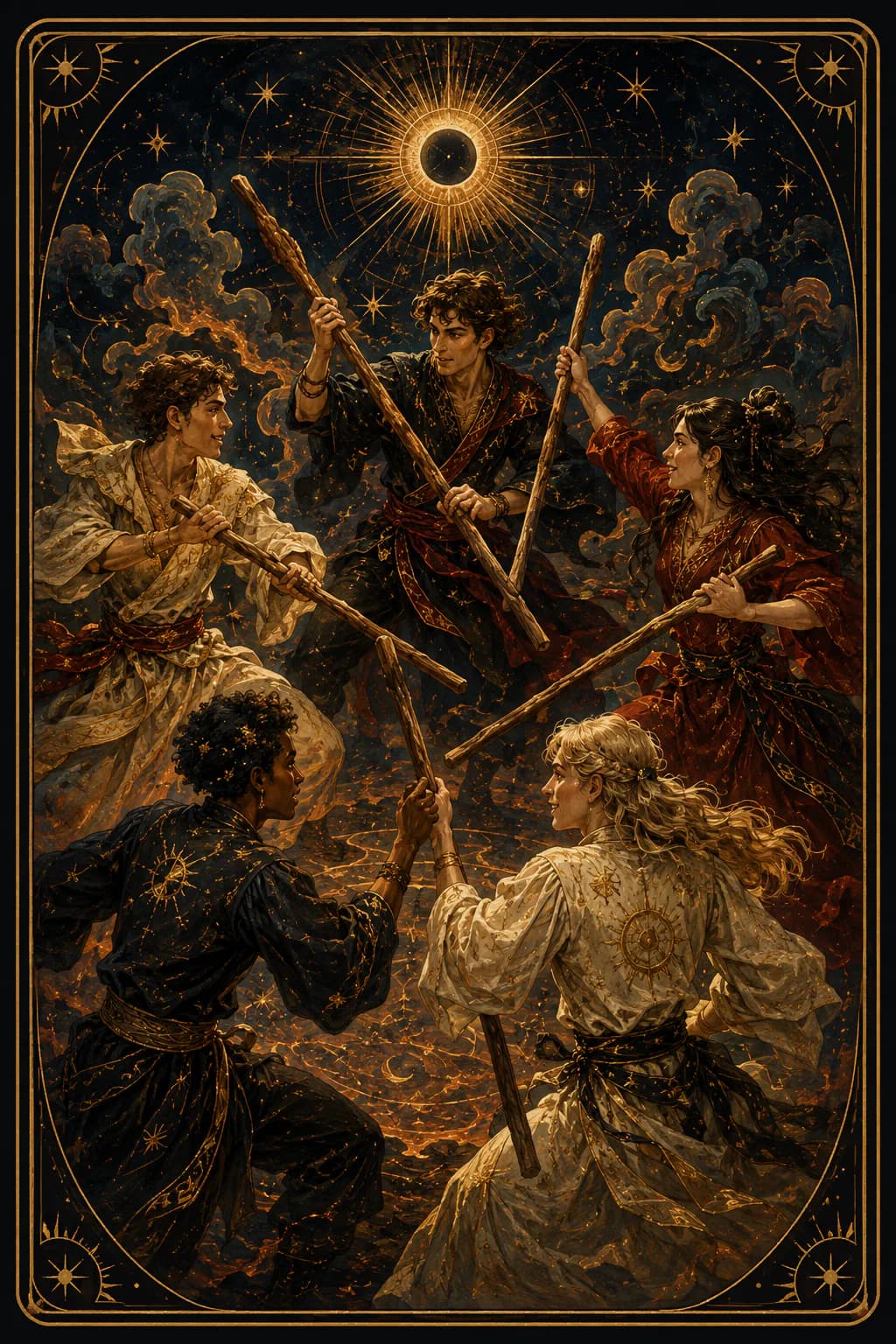 Five of Wands